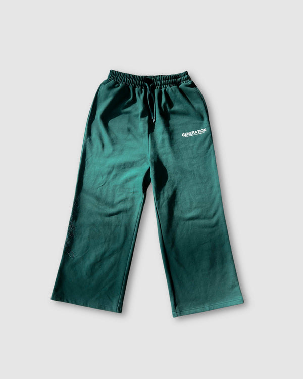 "SABBATH" -  DEEP GREEN SWEATPANTS